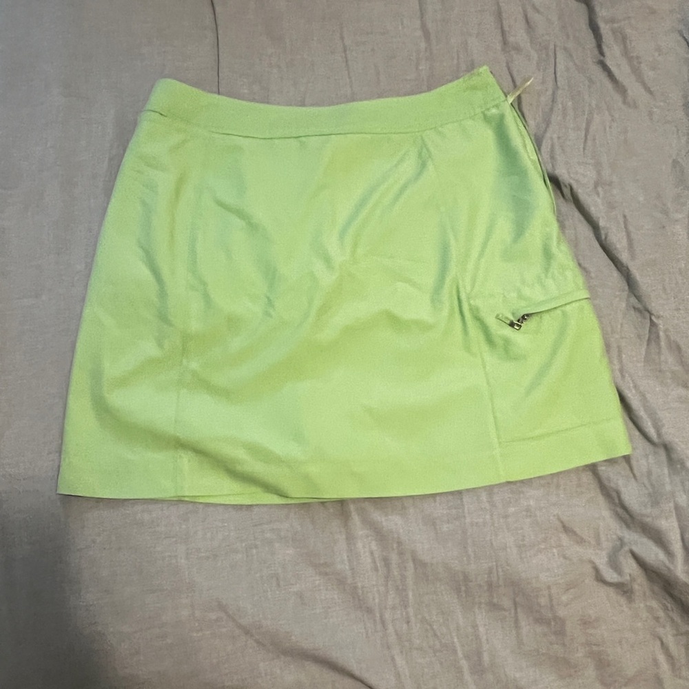 Izod Green Mini Golf Skirt Athletic